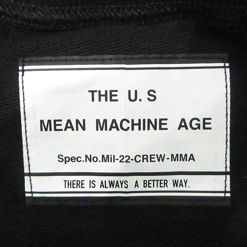 FRAMeWORK | フレームワーク × MEAN MACHINE AGE ミーンマシーンエイジ別注 ドルマンスリーブプルオーバー 25年 長袖スウェットシャツ スウェット MMA-0016FW ブラック サイズ：FreeSize【三重本店】