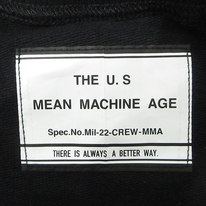 FRAMeWORK | フレームワーク × MEAN MACHINE AGE ミーンマシーンエイジ別注 ドルマンスリーブプルオーバー 25年 長袖スウェットシャツ スウェット MMA-0016FW ブラック サイズ：FreeSize【三重本店】