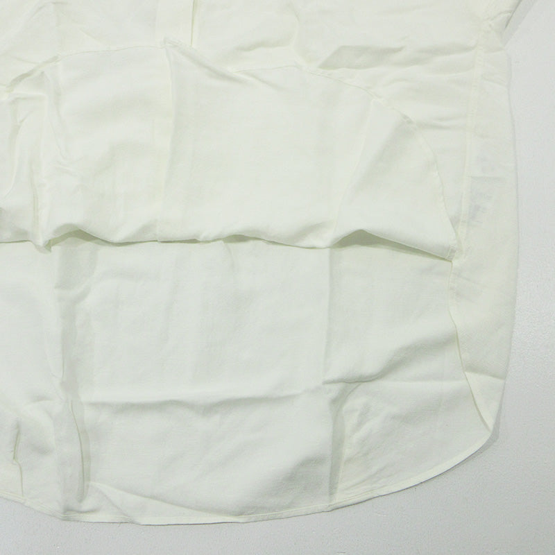 JOURNAL STANDARD | ジャーナルスタンダード レーヨン麻ノーカラーブラウス Vネックプルオーバー半袖シャツ ブラウス 22051400900110 ホワイト サイズ：FreeSize【三重本店】