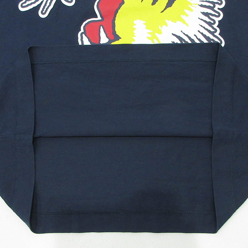 KENZO | ケンゾー UNIVERSITY TIGER T-SHIRT ユニバーシティタイガーTシャツ 虎プリント半袖Tシャツ 半袖Ｔシャツ FC65TS228CSO ネイビー サイズ：S【三重本店】