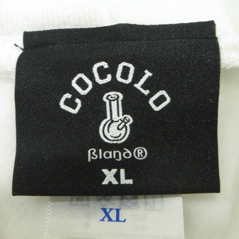COCOLO BLAND | ココロブランド 3D パーカー ホワイト サイズ：XL【三重本店】