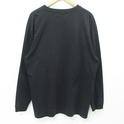 WIND AND SEA | ウィンダンシーウインダンシー × TRANSPORT トランスポート 月桂樹長袖Tシャツ ロゴプリント 長袖Ｔシャツ WDS-TRSP-01 ブラック サイズ：XL【三重本店】