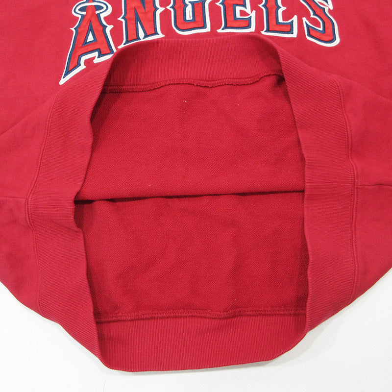 WIND AND SEA | ウィンダンシーウインダンシー × ANGELS エンジェルス MLB ロゴ長袖スウェットシャツ トレーナー スウェット WDS-C-MLB5-24-Q1-06 レッド サイズ：XL【三重本店】
