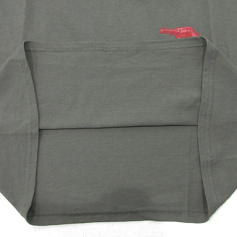 UNDERCOVER | アンダーカバー × 狼煙が呼ぶ 拳銃プリント半袖Tシャツ 映画 半袖Ｔシャツ グレー サイズ：M【三重本店】
