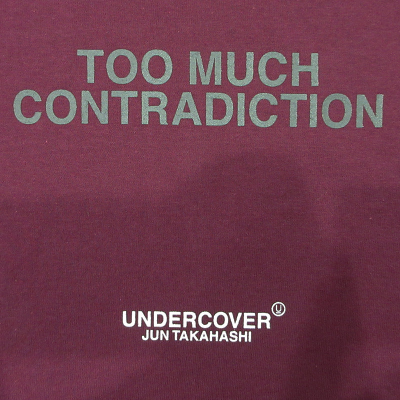UNDERCOVER | アンダーカバー × 狼煙が呼ぶ 拳銃プリント半袖Tシャツ 映画 半袖Ｔシャツ ワインレッド ボルドー サイズ：M【三重本店】