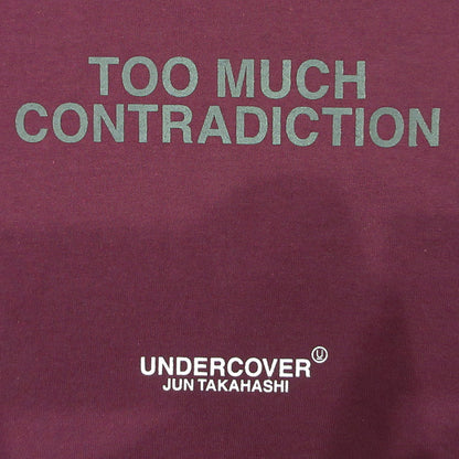 UNDERCOVER | アンダーカバー × 狼煙が呼ぶ 拳銃プリント半袖Tシャツ 映画 半袖Ｔシャツ ワインレッド ボルドー サイズ：M【三重本店】