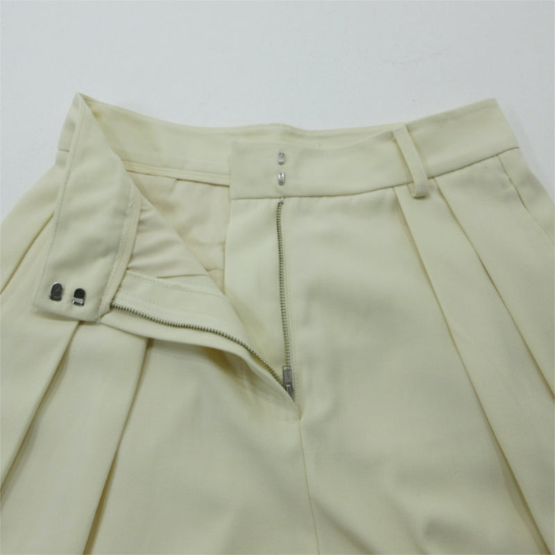 TODAYFUL | トゥデイフル Tuck Twill Trousers その他ボトムス 12310717 アイボリー サイズ：38【三重本店】