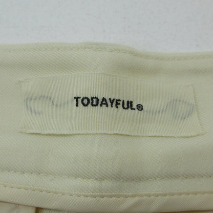 TODAYFUL | トゥデイフル Tuck Twill Trousers その他ボトムス 12310717 アイボリー サイズ：38【三重本店】