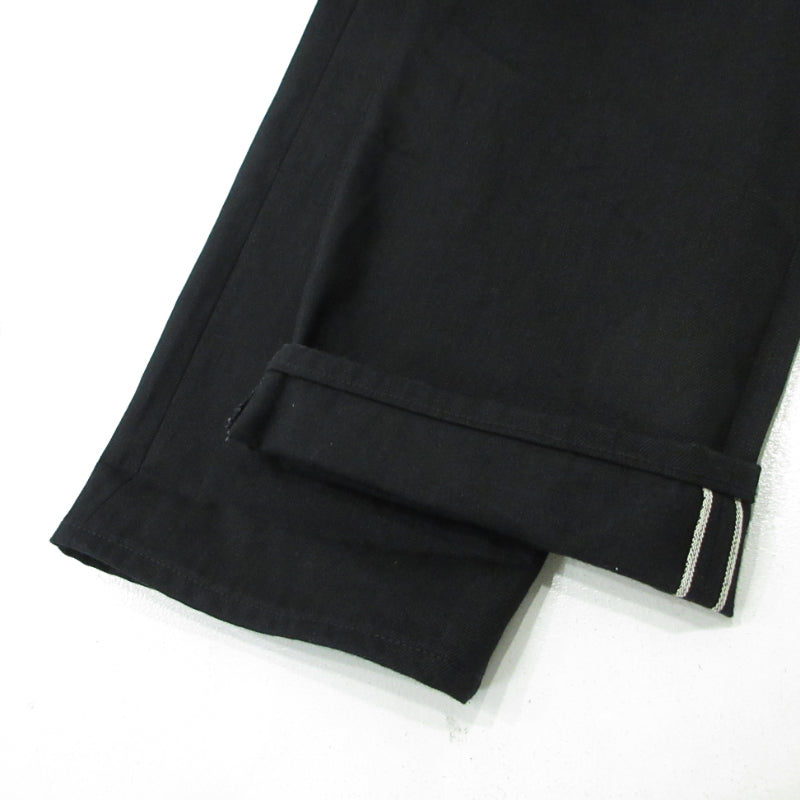 MIHARA YASUHIRO | ミハラヤスヒロ SELVAGE DENIM DENIM STRAIGHT PANTS デニムパンツ I13PT023 ブラック サイズ：48【三重本店】
