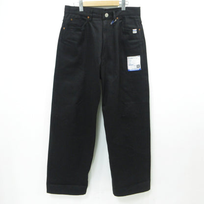 MIHARA YASUHIRO | ミハラヤスヒロ SELVAGE DENIM DENIM STRAIGHT PANTS デニムパンツ I13PT023 ブラック サイズ：48【三重本店】