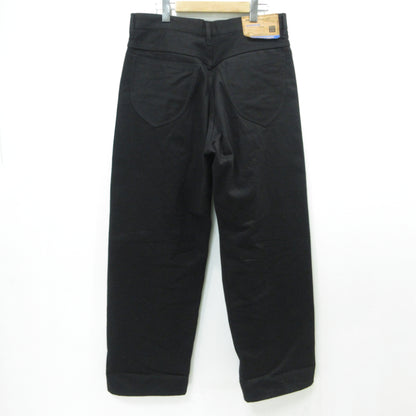 MIHARA YASUHIRO | ミハラヤスヒロ SELVAGE DENIM DENIM STRAIGHT PANTS デニムパンツ I13PT023 ブラック サイズ：48【三重本店】