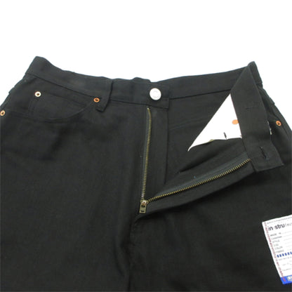 MIHARA YASUHIRO | ミハラヤスヒロ SELVAGE DENIM DENIM STRAIGHT PANTS デニムパンツ I13PT023 ブラック サイズ：48【三重本店】