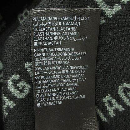 BALENCIAGA | バレンシアガ Mirror Mini Allover Logo Sweater ミラーミニオールオーバーロゴセーター ロゴ長袖ニット 総柄 ニット 724626 T1666 グレー サイズ：S【三重本店】