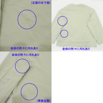 Y-3 | ワイスリー × YOHJIYAMAMOTO ヨウジヤマモト CLASSIC CHEST LOGO CREW SWEAT クラッシックチェストロゴクルースウェット ロゴプリント長袖スウェットシャツ スウェット GK4501 ベージュ サイズ：L【三重本店】