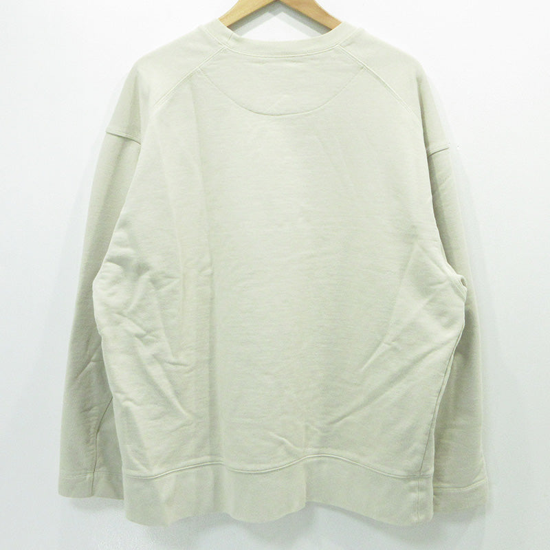 Y-3 | ワイスリー × YOHJIYAMAMOTO ヨウジヤマモト CLASSIC CHEST LOGO CREW SWEAT クラッシックチェストロゴクルースウェット ロゴプリント長袖スウェットシャツ スウェット GK4501 ベージュ サイズ：L【三重本店】