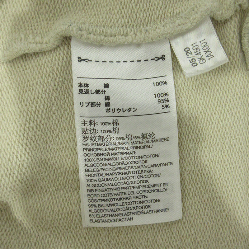 Y-3 | ワイスリー × YOHJIYAMAMOTO ヨウジヤマモト CLASSIC CHEST LOGO CREW SWEAT クラッシックチェストロゴクルースウェット ロゴプリント長袖スウェットシャツ スウェット GK4501 ベージュ サイズ：L【三重本店】