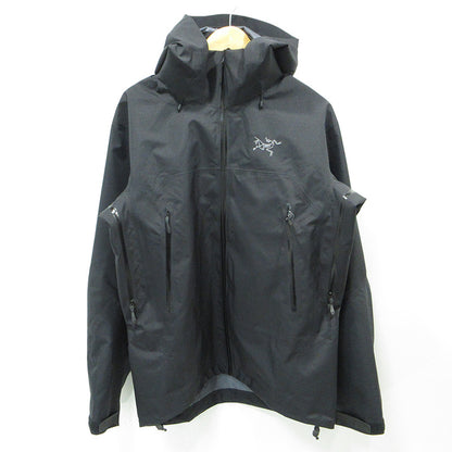 ARC'TERYX | アークテリクス Beta AR Jacket ベータARジャケット ロゴ刺繍GORE-TEXマウンテンパーカー 防水ナイロンジャケット ベンチレーション ナイロンジャケット X000009906 ブラック サイズ：M【三重本店】