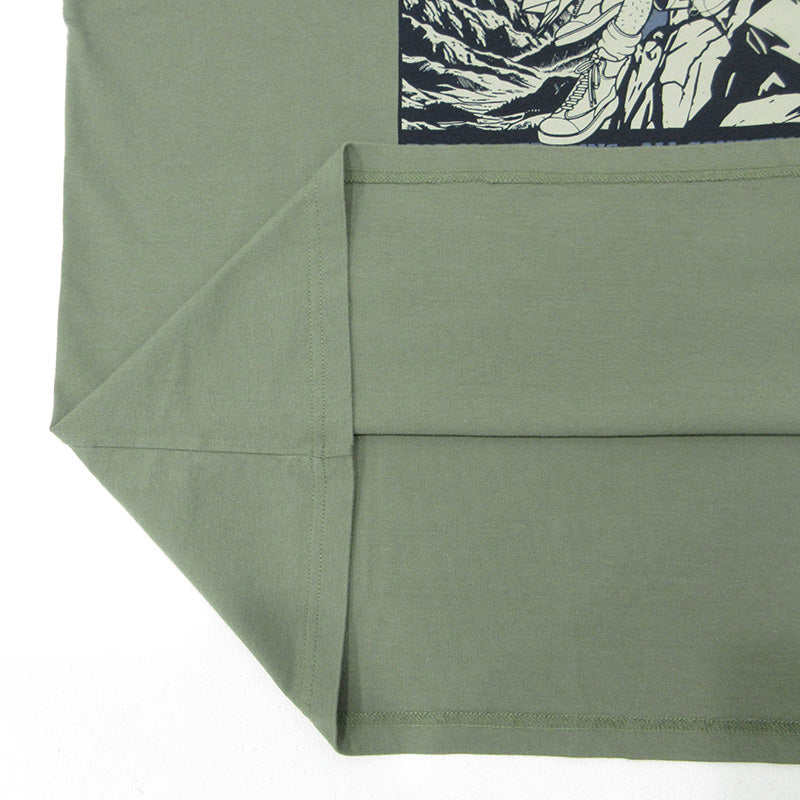 Barbour | バーブァー Conditions オーバーサイズグラフィックTシャツ プリント半袖Tシャツ 26SS 半袖Ｔシャツ 261MTS1555 カーキグリーン サイズ：M【三重本店】