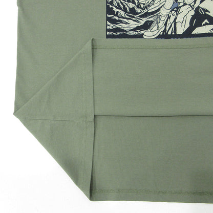Barbour | バーブァー Conditions オーバーサイズグラフィックTシャツ プリント半袖Tシャツ 26SS 半袖Ｔシャツ 261MTS1555 カーキグリーン サイズ：M【三重本店】
