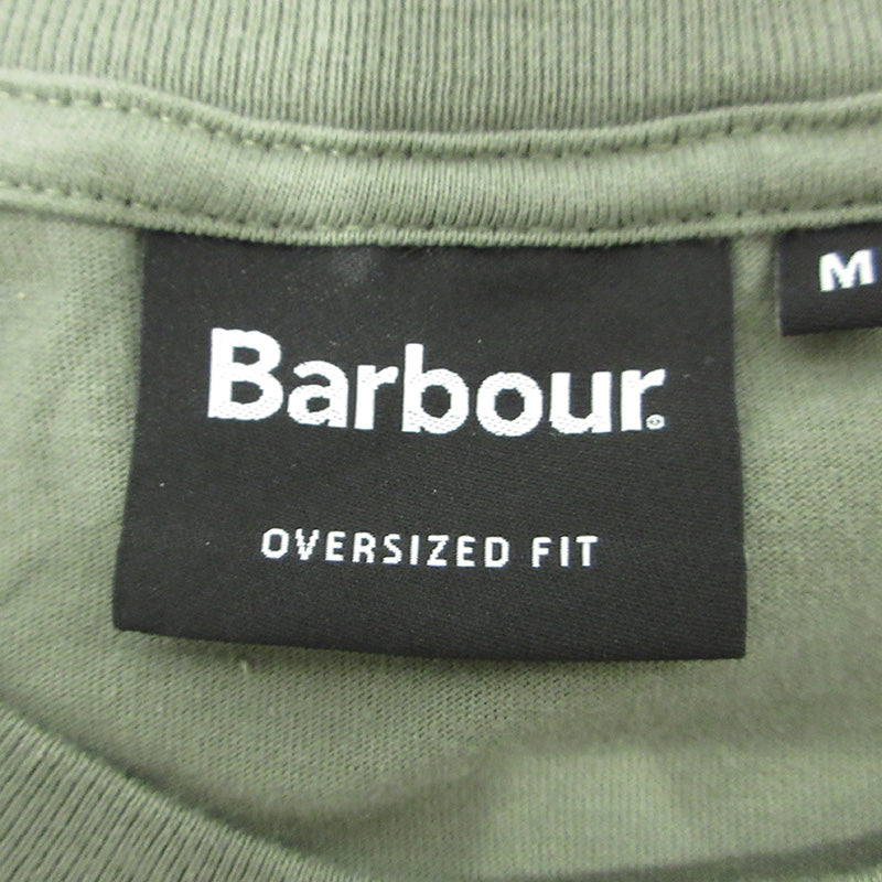 Barbour | バーブァー Conditions オーバーサイズグラフィックTシャツ プリント半袖Tシャツ 26SS 半袖Ｔシャツ 261MTS1555 カーキグリーン サイズ：M【三重本店】