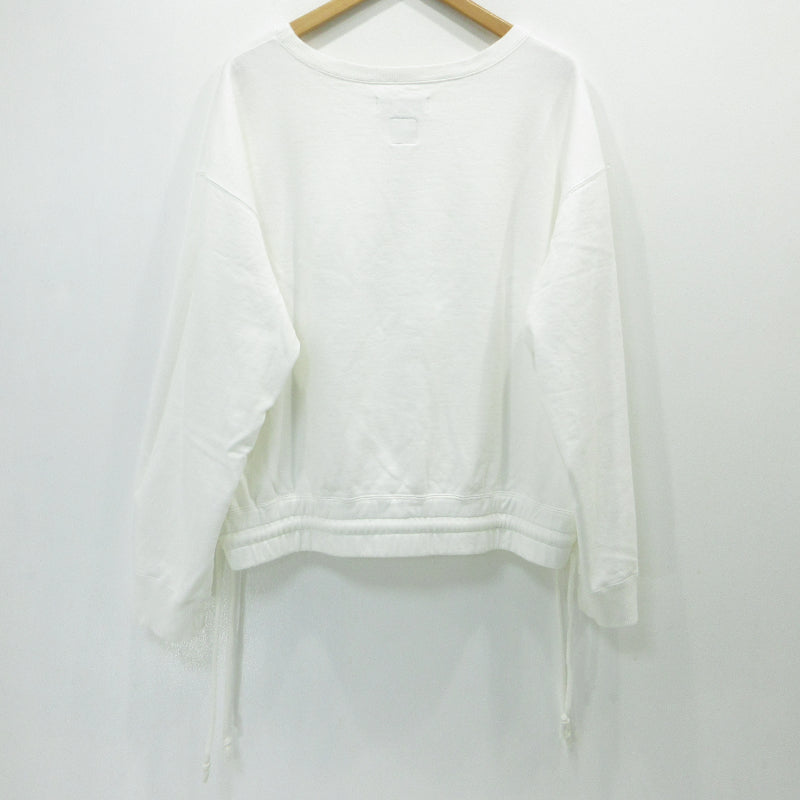 FACETASM | ファセッタズム STRING SWEAT SHIRT スウェット PIPPA-SW-U04 ホワイト【三重本店】