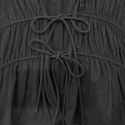 anuke | アンヌーク Vneck Lace Blouse Vネックレースブラウス 25年 長袖シャツ カーディガン ブラウス 62510408 ブラック サイズ：FreeSize【三重本店】