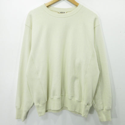 AURALEE | オーラリー SMOOTH SOFT BD SWEAT スウェット A25SP02TU アイボリー サイズ：3【三重本店】