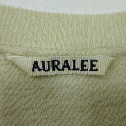 AURALEE | オーラリー SMOOTH SOFT BD SWEAT スウェット A25SP02TU アイボリー サイズ：3【三重本店】