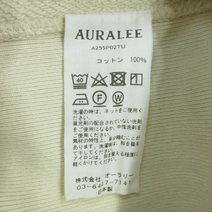 AURALEE | オーラリー SMOOTH SOFT BD SWEAT スウェット A25SP02TU アイボリー サイズ：3【三重本店】