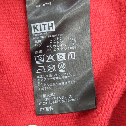 KITH | キース PLUM BLOSSOM Treats Lunar New Year 2025 Box Logo Hoodie パーカー レッド サイズ：L【三重本店】