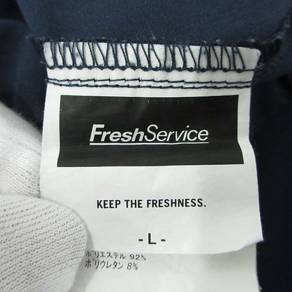 FreshService | フレッシュサービス UTILITY PACKABLE SUIT ユーティリティパッカブルスーツ ロゴプリントイージーパンツ パンツ FSW-23-ST-153 ネイビー サイズ：L【三重本店】