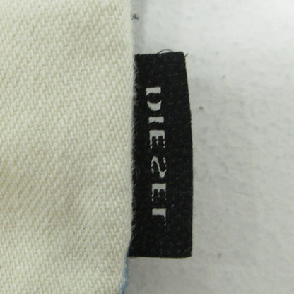 DIESEL | ディーゼル D-PLANET 総柄長袖デニムシャツ ブリーチ加工 ウォッシュ加工 その他トップス ホワイト系×ブルー アイボリー サイズ：XXL【三重本店】