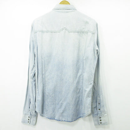 DIESEL | ディーゼル コットンリネンデニムシャツ 長袖シャツ その他トップス A62226170 ブルー サイズ：XL【三重本店】