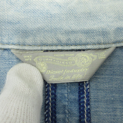 DIESEL | ディーゼル コットンリネンデニムシャツ 長袖シャツ その他トップス A62226170 ブルー サイズ：XL【三重本店】