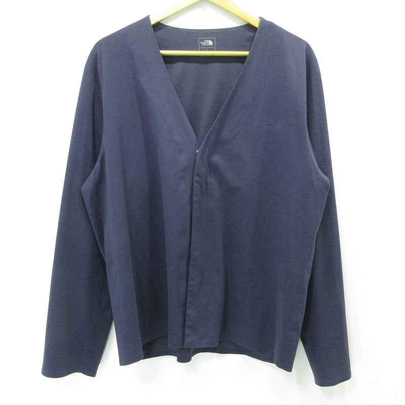 THE NORTH FACE | ザ・ノースフェイス TECH LOUNGE CARDIGAN テックラウンジカーディガン エンボスロゴ カーディガン NT11961 ネイビー サイズ：L【三重本店】