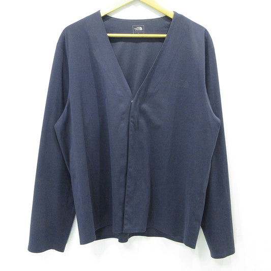 THE NORTH FACE | ザ・ノースフェイス TECH LOUNGE CARDIGAN テックラウンジカーディガン エンボスロゴ カーディガン NT11961 ネイビー サイズ：L【三重本店】