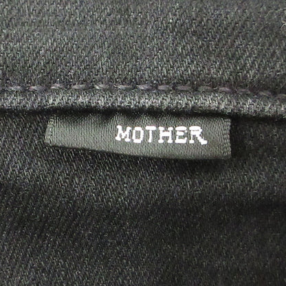 mother | マザー THE INSIDER CROP STEP FRAY インサイダークロップステップフレイ USED加工カットオフジップフライデニムパンツ ストレッチ デニムパンツ B1157-180 ブラック サイズ：28【三重本店】