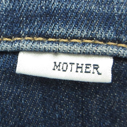 mother | マザー THE INSIDER CROP STEP FRAY インサイダークロップステップフレイ USED加工カットオフジップフライデニムパンツ ダメージ加工 ストレッチ デニムパンツ 1157-104 ネイビー ブルー サイズ：28【三重本店】