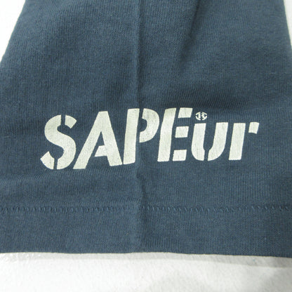 SAPEur | サプール ひび割れ加工 半袖Ｔシャツ ホワイト サイズ：XL【三重本店】