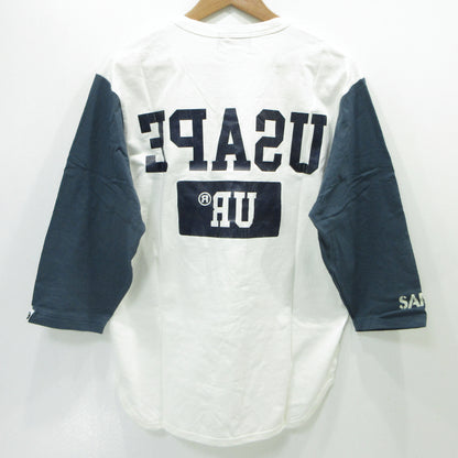 SAPEur | サプール ひび割れ加工 半袖Ｔシャツ ホワイト サイズ：XL【三重本店】