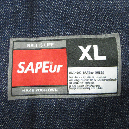 SAPEur | サプール デニムベースボールシャツ デニム インディゴ サイズ：XL【三重本店】
