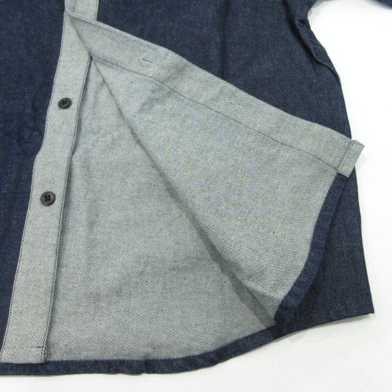 SAPEur | サプール デニムベースボールシャツ デニム インディゴ サイズ：XL【三重本店】