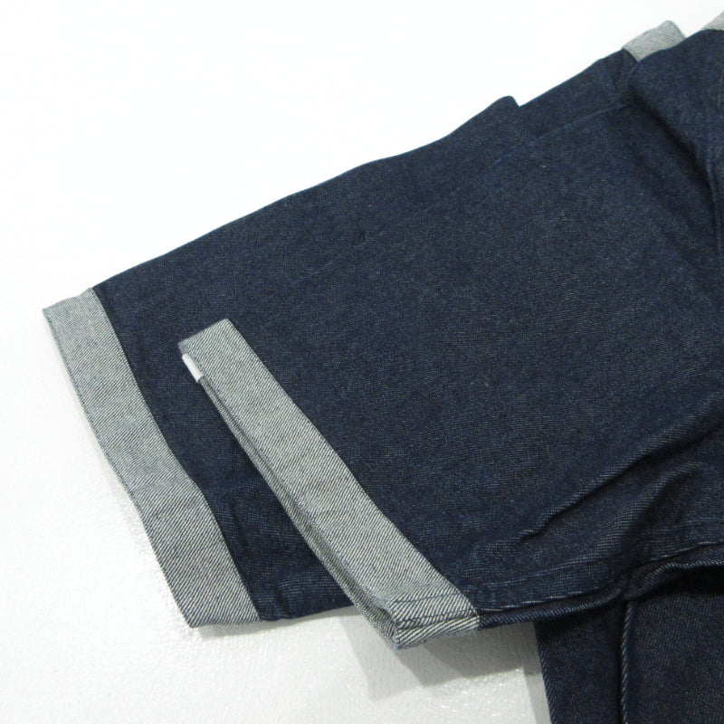 SAPEur | サプール デニムベースボールシャツ デニム インディゴ サイズ：XL【三重本店】