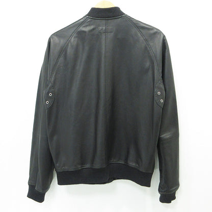 DIESEL | ディーゼル L-PINS-A シープスキンレザーボンバージャケット レザー A6226170 ブラック サイズ：L【三重本店】