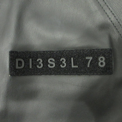 DIESEL | ディーゼル L-PINS-A シープスキンレザーボンバージャケット レザー A6226170 ブラック サイズ：L【三重本店】