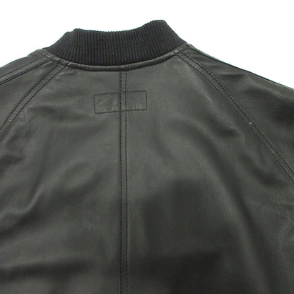 DIESEL | ディーゼル L-PINS-A シープスキンレザーボンバージャケット レザー A6226170 ブラック サイズ：L【三重本店】