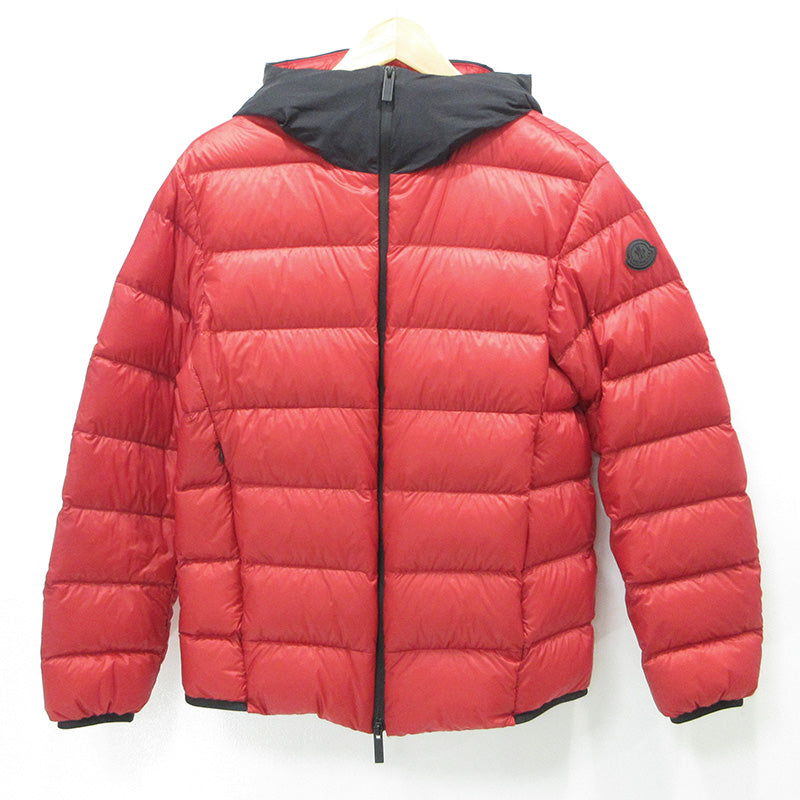 MONCLER | モンクレール PROVINS プロヴァン ロゴワッペンダウンジャケット ダウンジャケット G10911A12300 レッド サイズ：2【三重本店】