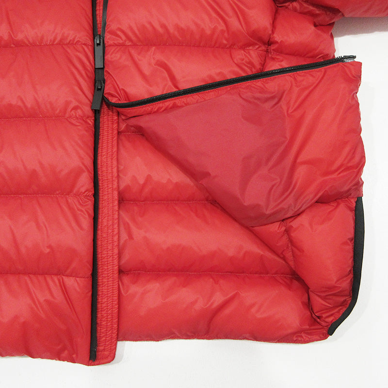MONCLER | モンクレール PROVINS プロヴァン ロゴワッペンダウンジャケット ダウンジャケット G10911A12300 レッド サイズ：2【三重本店】