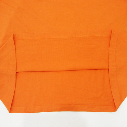 BALENCIAGA | バレンシアガ Long Sleeve T Layered Shirt ロングスリーブTレイヤードシャツ ロゴ刺繍切替え長袖Tシャツ オーバーサイズ 長袖Ｔシャツ JP57 2021 01247 オレンジ サイズ：XXS【三重本店】