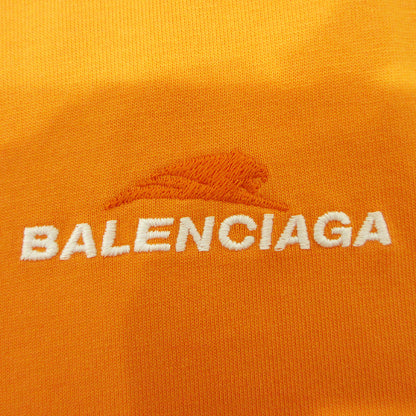 BALENCIAGA | バレンシアガ Long Sleeve T Layered Shirt ロングスリーブTレイヤードシャツ ロゴ刺繍切替え長袖Tシャツ オーバーサイズ 長袖Ｔシャツ JP57 2021 01247 オレンジ サイズ：XXS【三重本店】